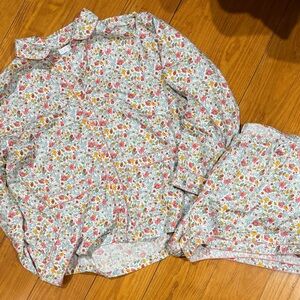 Floral Print Women's Pajama Set